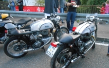Glemseck 101 cafe racer 2014 motorcycle touring holiday -